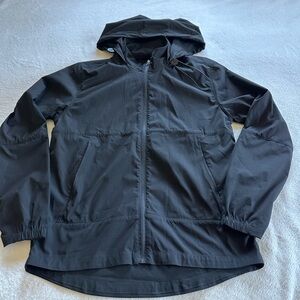 Men's Black Hooded Jacket